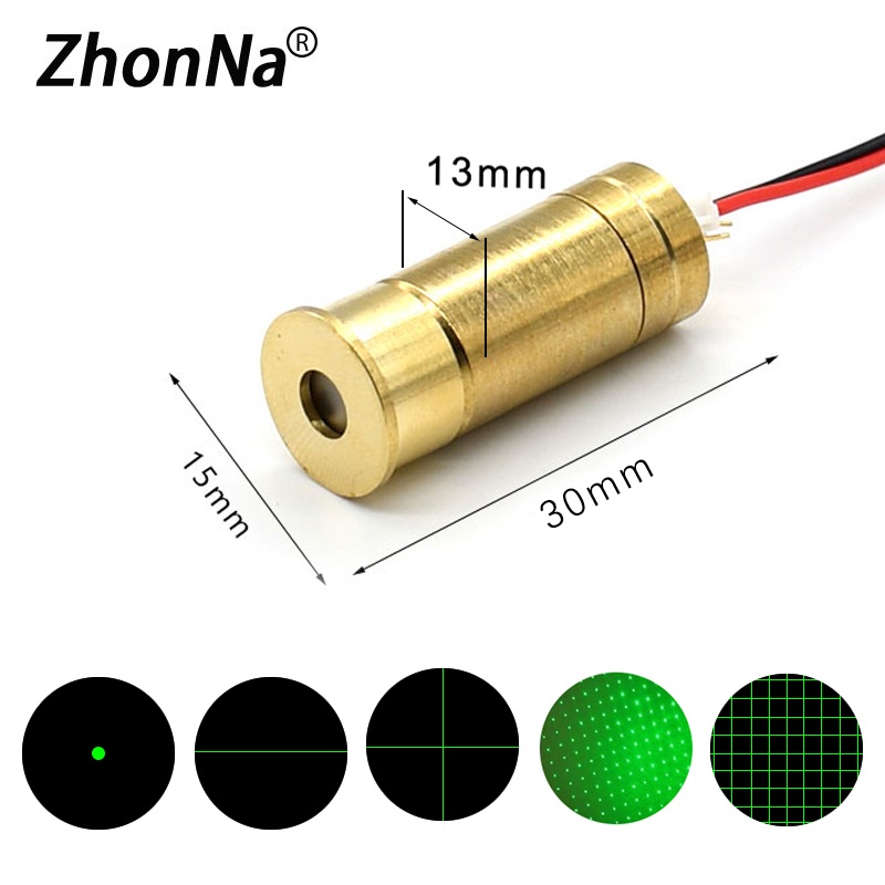 Industrial Laser Line - 532nm35 OX Green Laser Module DC3-5VHorizontal