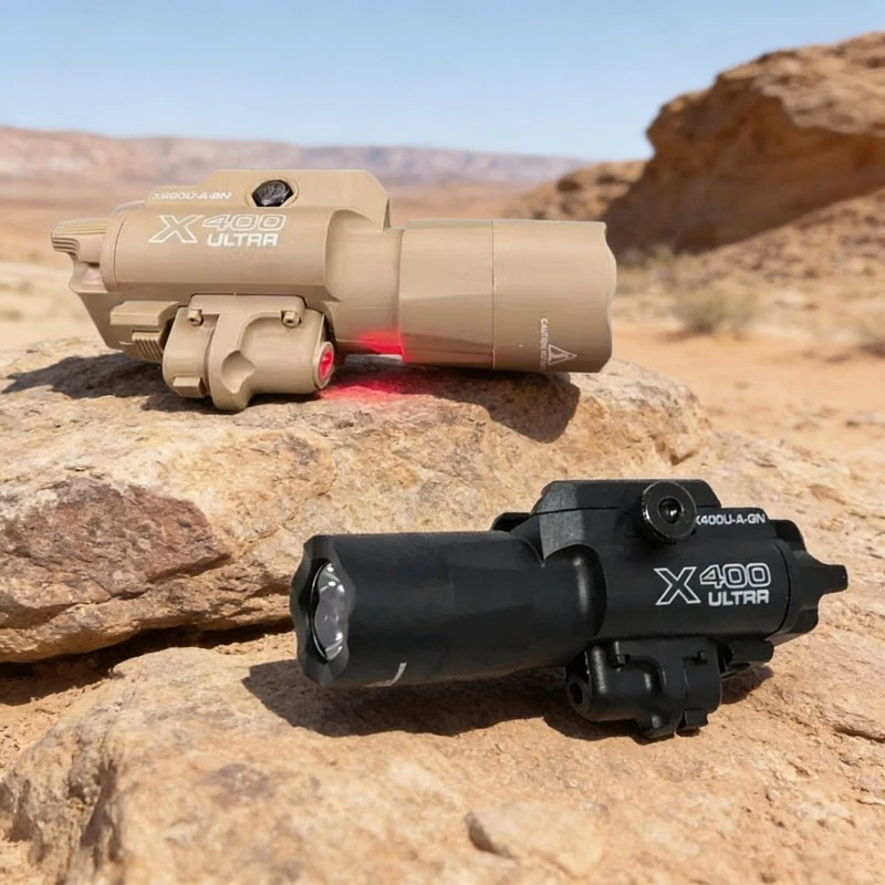 Industrial Laser Gun - High-intensity X400U 2-in-1 Flashlight Laser Pointer