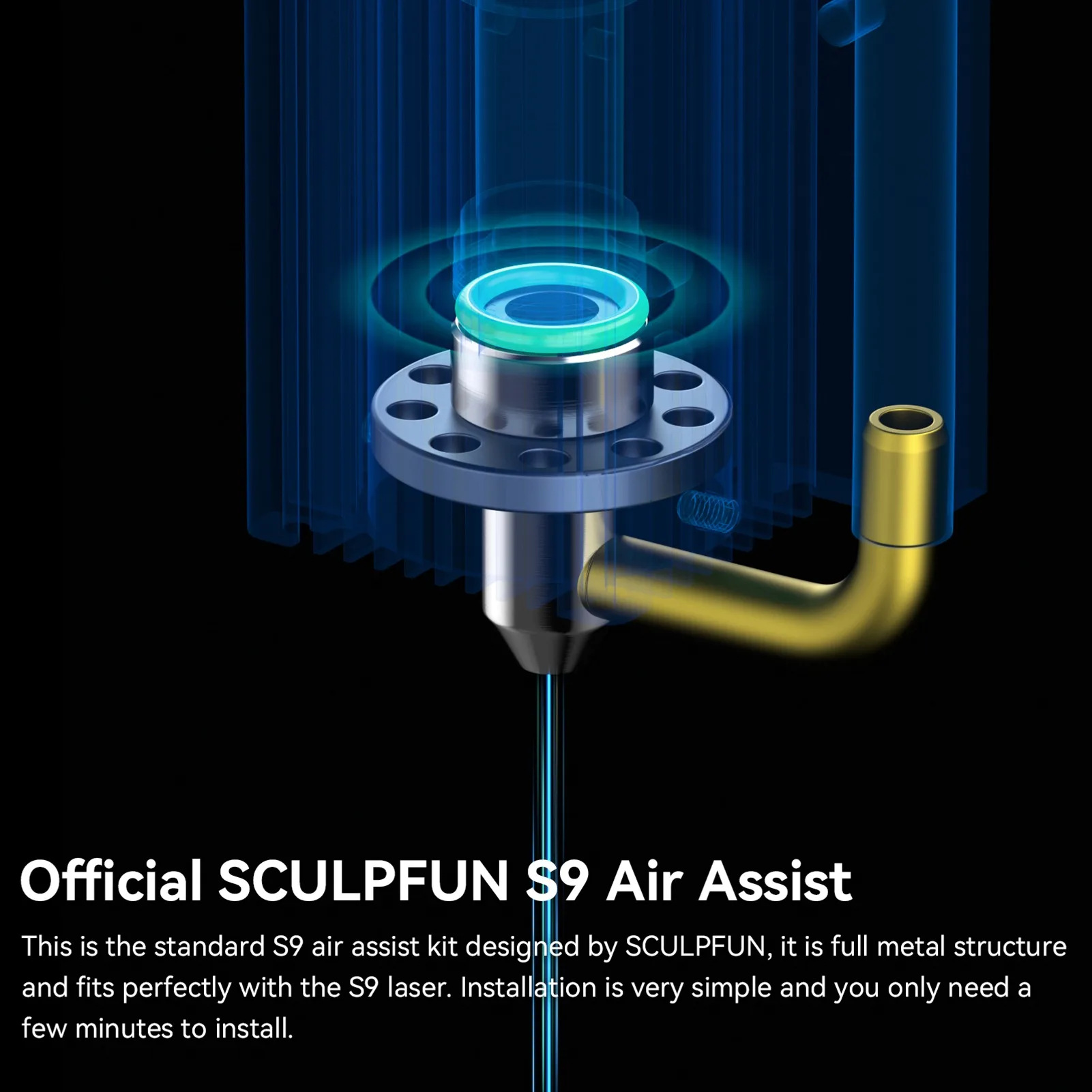 SCULPFUN Laser Engraver Air As – Laser Nozzle Ceramic recenzja i cena