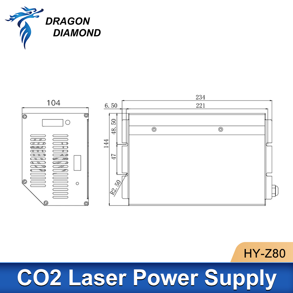 Dragon Diamond HY-Z80 Co2 Lase – Laser Power Supply 60W recenzja i cena