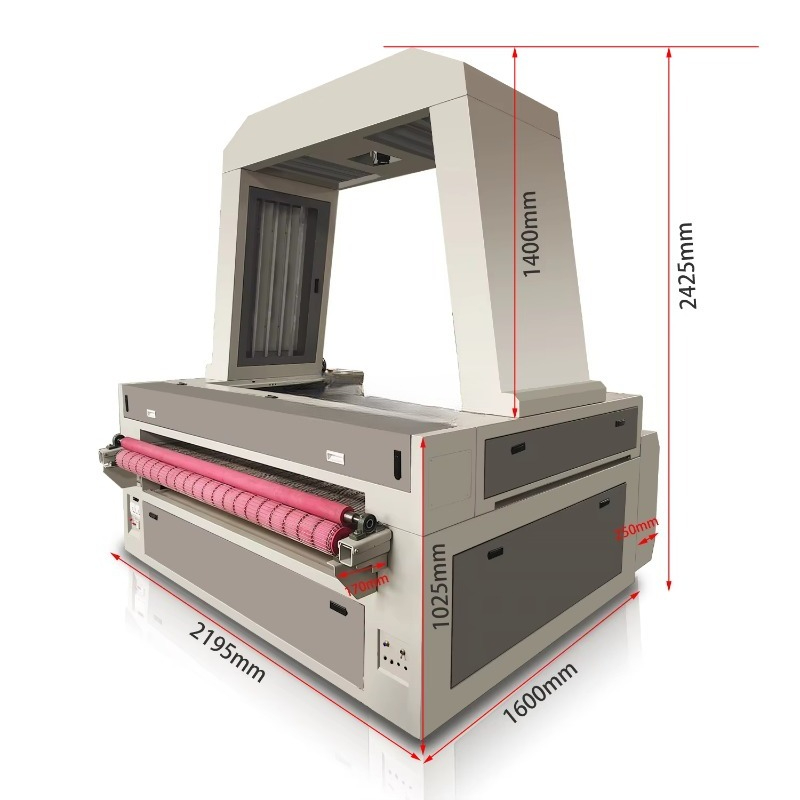 1610 CCD Camera Laser Cutting  – Industrial Laser Fabric Cutter recenzja i cena