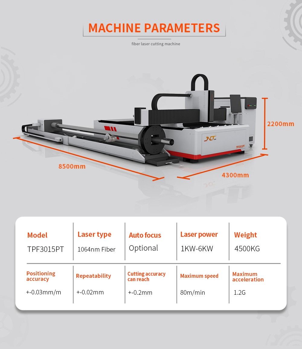 Fast Speed Laser Pipe Tube Cut – Industrial Laser Cutter Price recenzja i cena