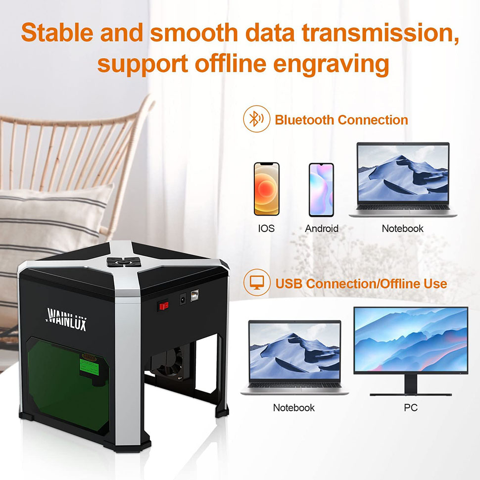 Wainlux Laser Engraver K6 Mark – Industrial Laser Removal recenzja i cena