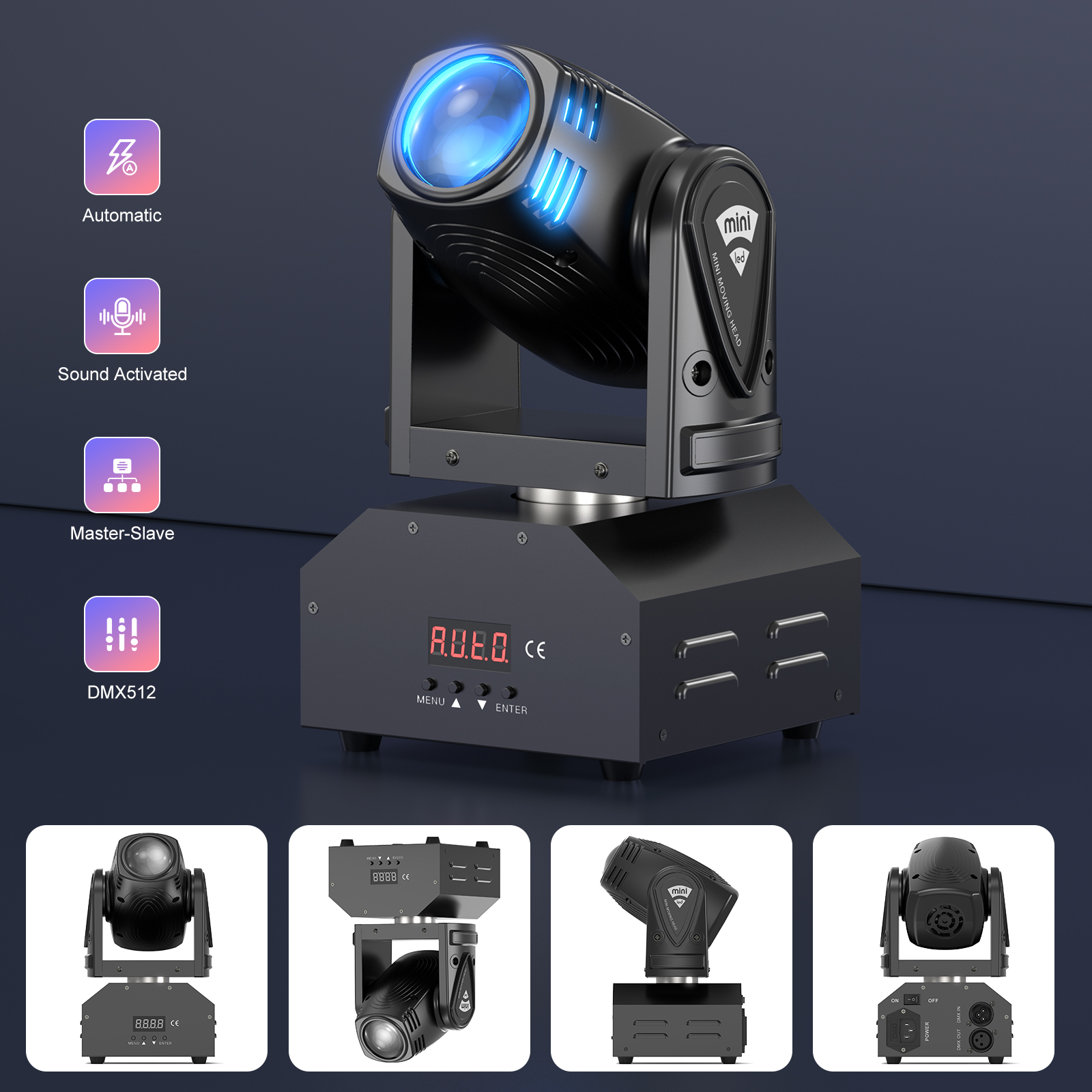 U'King 100W Beam Moving Head L – Laser Power Supply 60W recenzja i cena