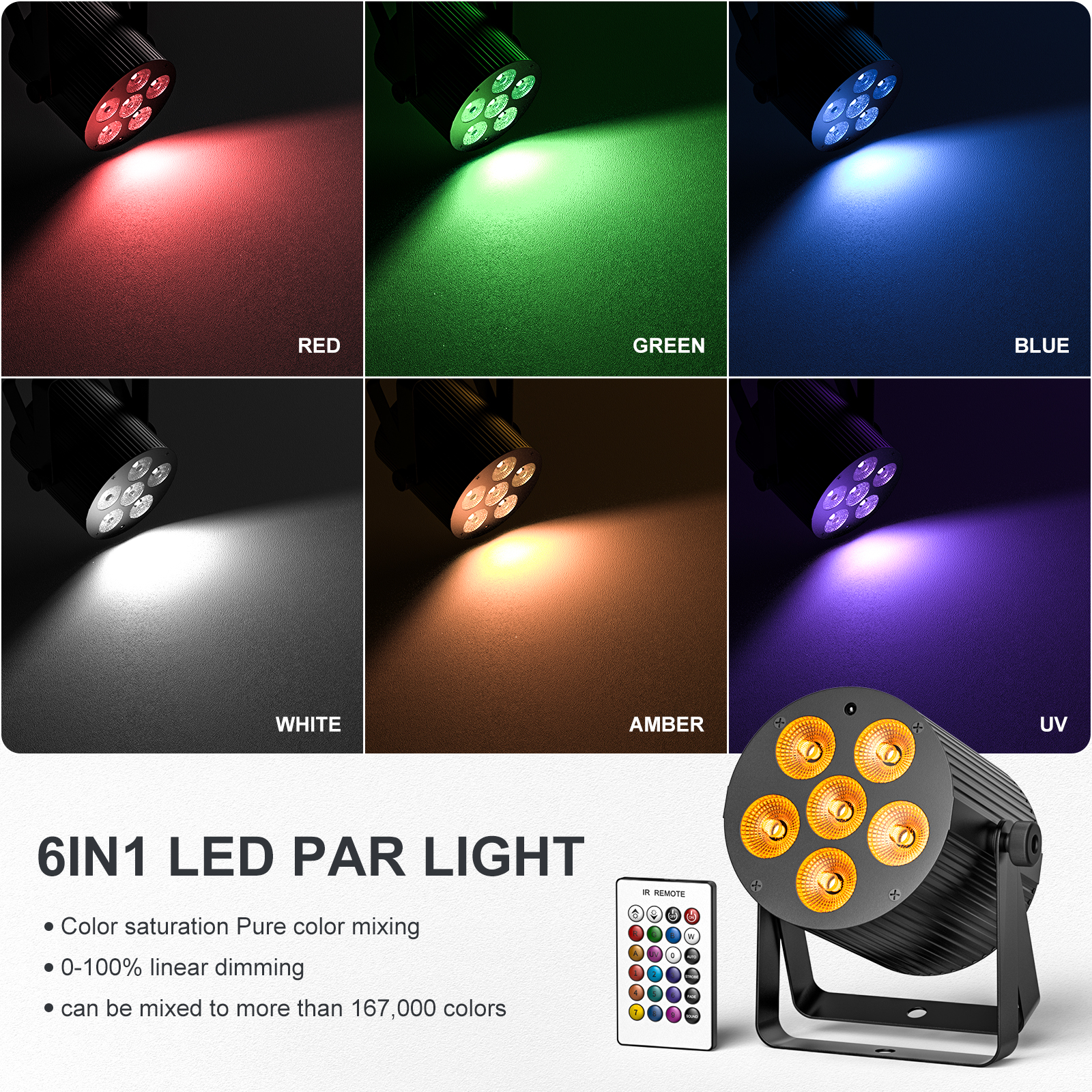 U'King 4PCS 60W LED Flat Par L – Laser Power Supply 60W recenzja i cena
