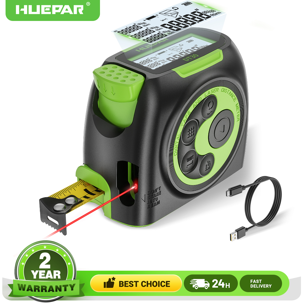 Huepar Digital 60M 197ft Laser – Industrial Laser Training recenzja i cena