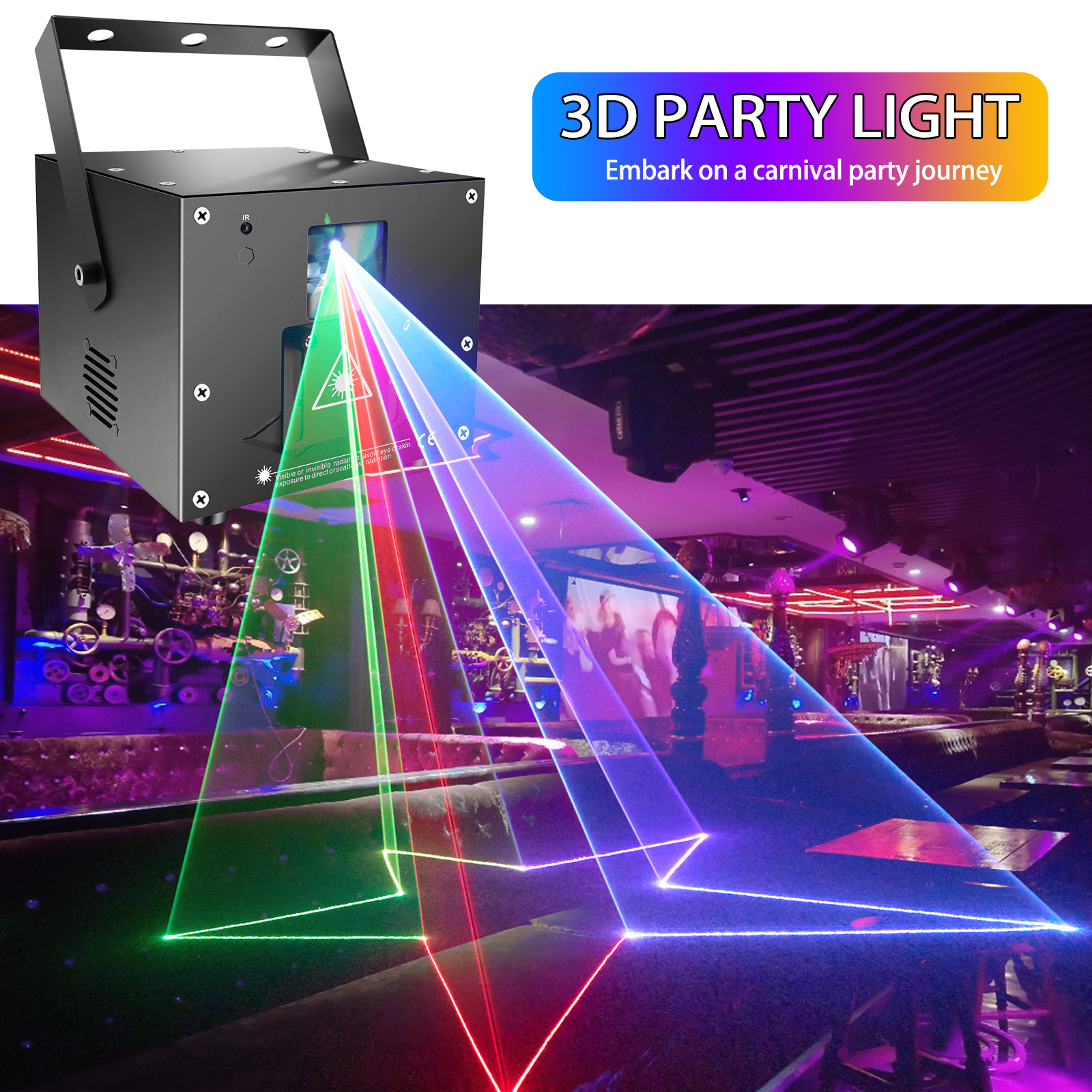 5W RGB Laser Light DMX512 Remo – Laser Power Supply 60W recenzja i cena