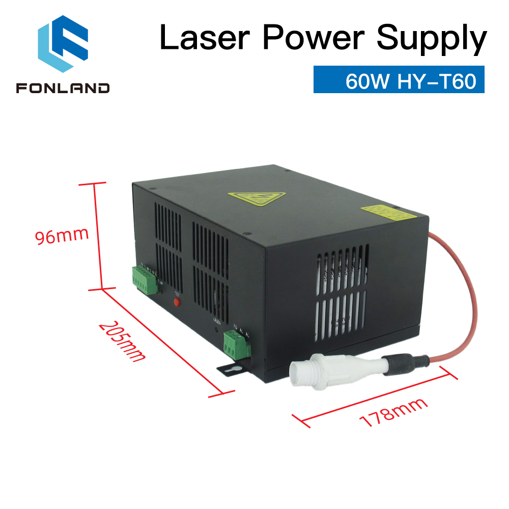 FONLAND 60W HY-T60 CO2 Laser P – Laser Power Supply 60W recenzja i cena