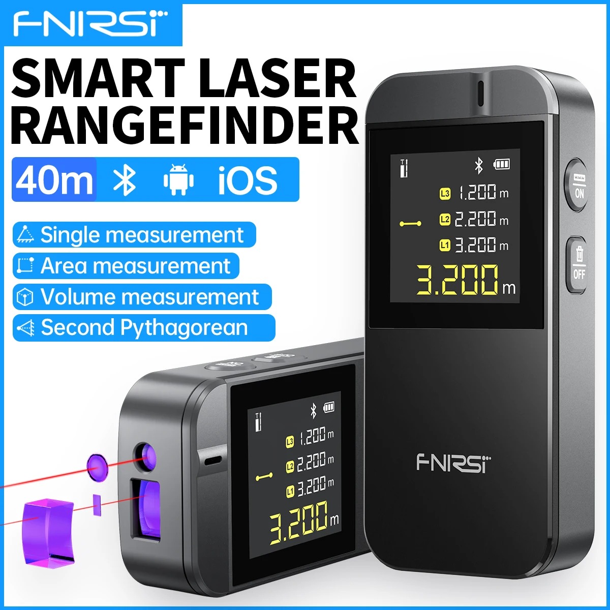 FNIRSI IR40 Digital Laser Tape – Industrial Laser Training recenzja i cena