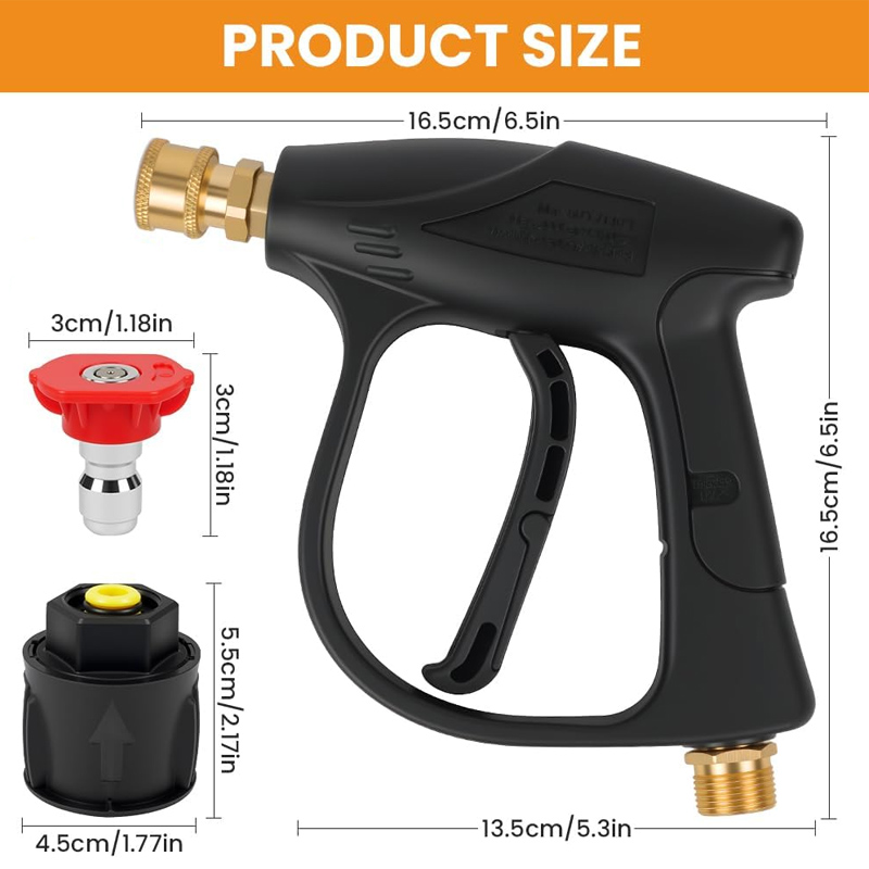 High Pressure Washer Gun with  – Laser Nozzle Ceramic recenzja i cena