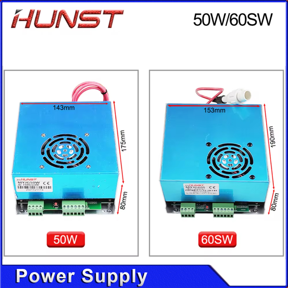 Hunst MYJG-50W 60W CO2 Laser P – Laser Power Supply 60W recenzja i cena