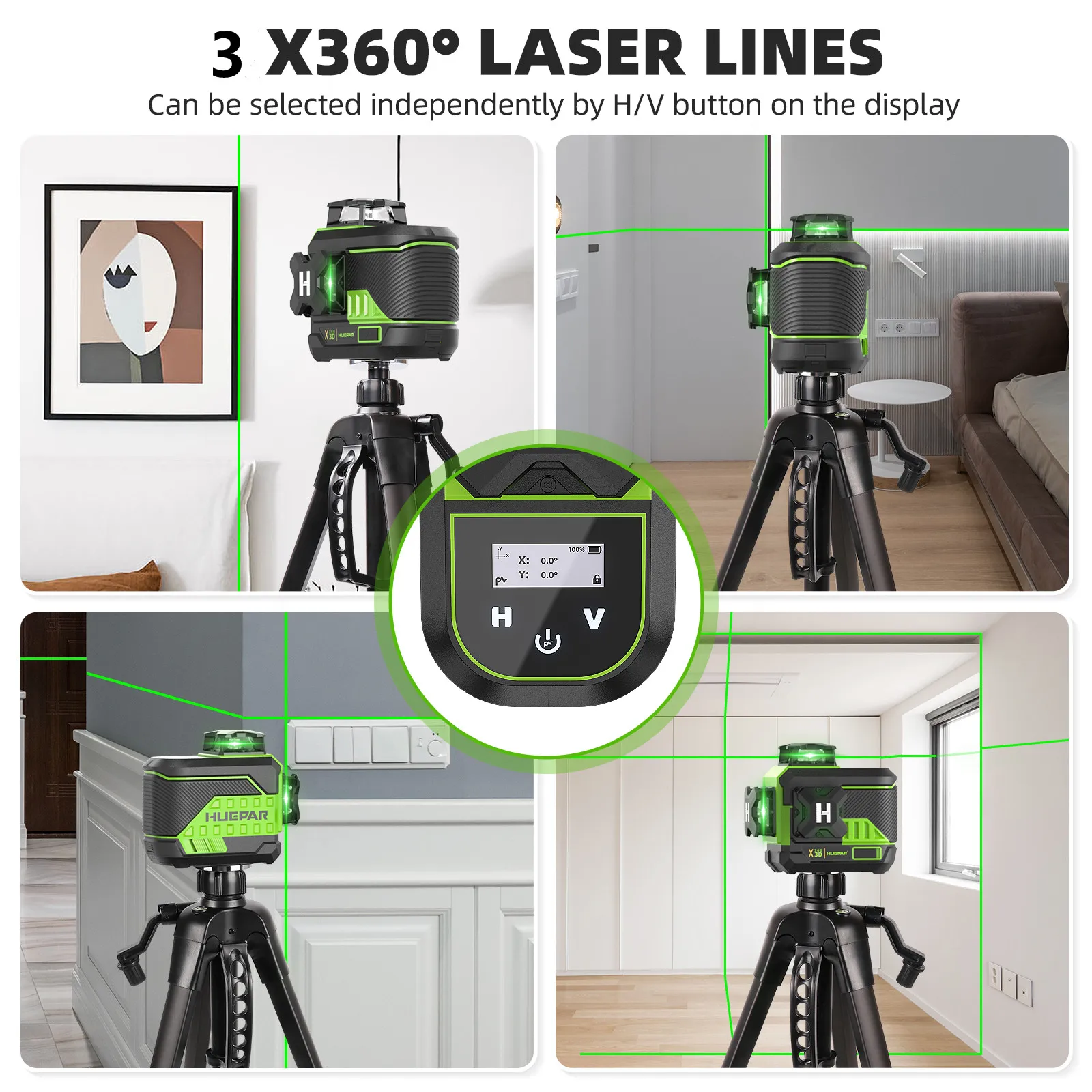 Huepar 3D Cross Line Laser Lev – Industrial Laser Line recenzja i cena